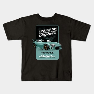 Supra JZA80 MK4 Car Kids T-Shirt